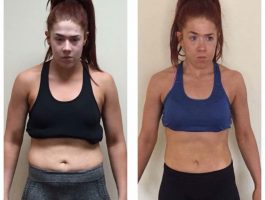 Woman weight loss transformation Mallow