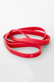 Red resistance stretching workout band
